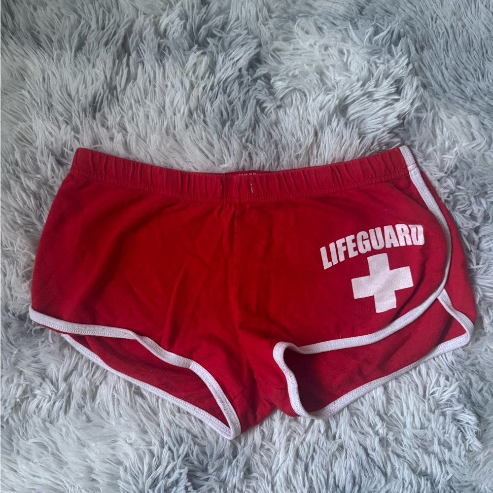 Women's lifeguard Red Shorts